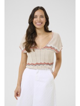 Pull en tricot CRTommin Cream