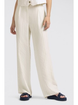 Pantalon large en mélange...