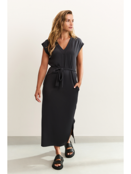 Robe tee shirt col V avec...