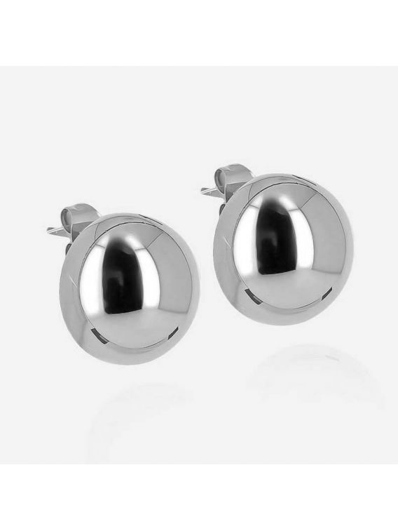 BOUCLE D'OREILLE–Coralie–ACIER–16mm Zag Bijoux