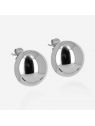 BOUCLE D'OREILLE–Coralie–ACIER–16mm Zag Bijoux
