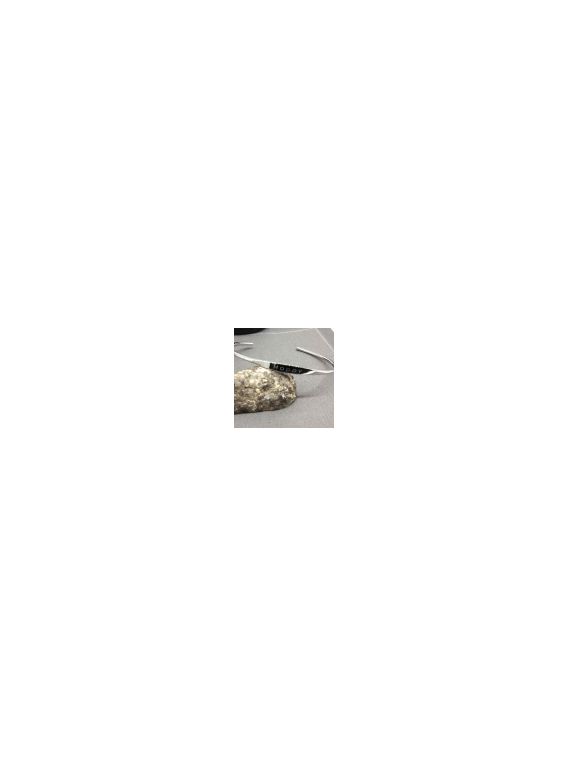 BRACELET JONC ACIER DORE MIX REGLABLE Zag Bijoux