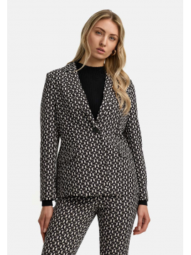 Blazer en polyester Stretch...