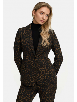 Blazer en polyester Stretch...