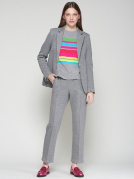 Pantalon gris lurex argenté...