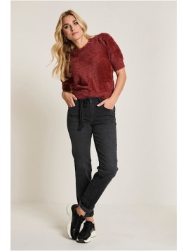 Jeans Bobby Used Black -...