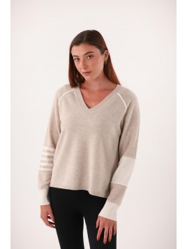 Pull col V Maud & Sacha