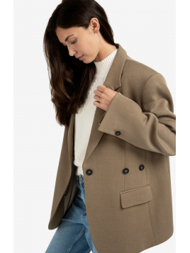 Blazer oversize avec détail...