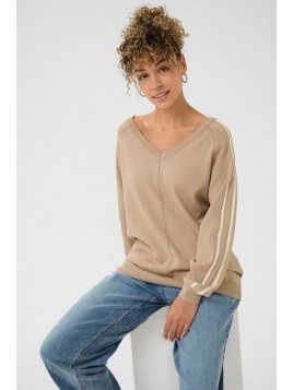 Pullover CRAnva stripe Cream