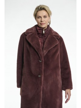 Manteau en fausse fourrure...