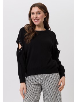 Pull en maille avec détails...