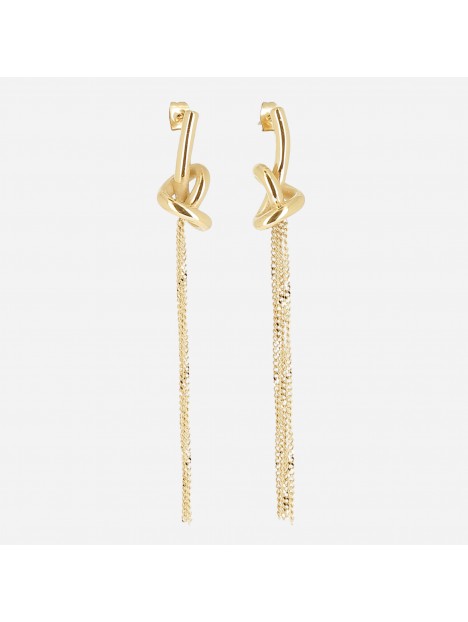 BOUCLE D'OREILLE–Savina–ACIER DORE Zag Bijoux