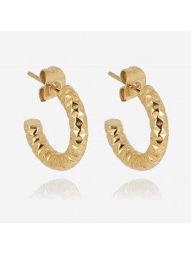 BOUCLE D'OREILLE–Aura–ACIER...