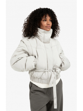 Veste courte en nylon avec...