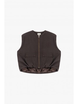 Gilet zippé avec poches...