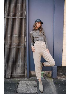 Pantalon velours taille haute Freeman T Porter