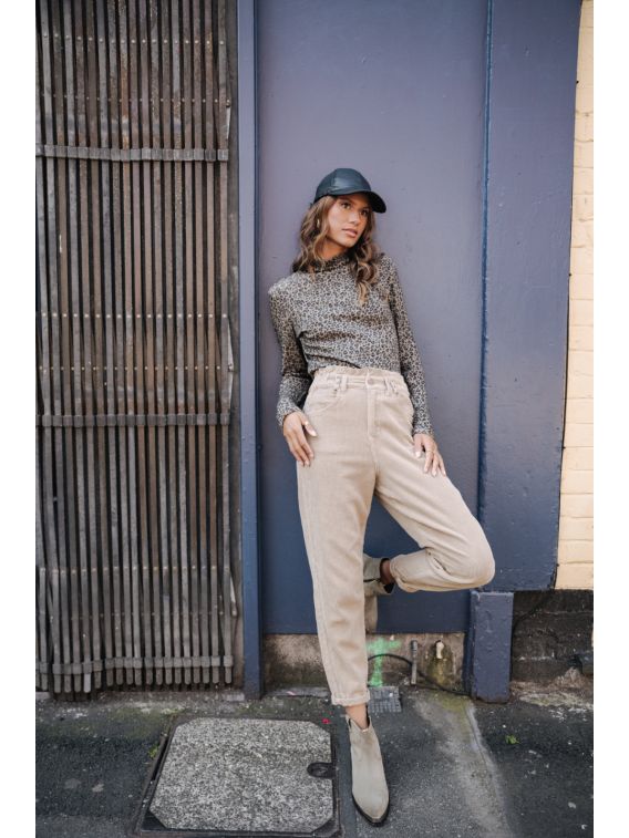 Pantalon velours taille haute Freeman T Porter