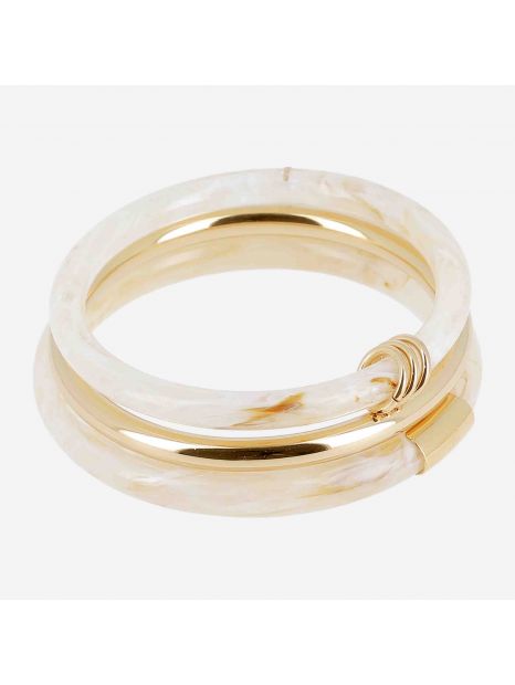 BRACELET–JONC–ACIER DORE Zag bijoux