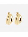 BOUCLE D'OREILLE–Gaia–ACIER DORE Zag bijoux