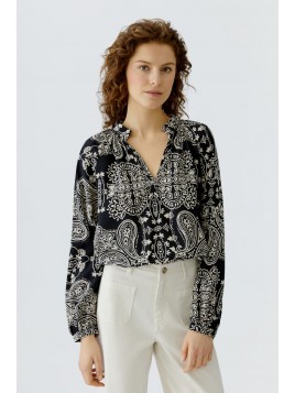 Blouse OUI imprimé cachemire