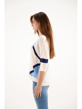 Pull V Estheme 90% coton et...