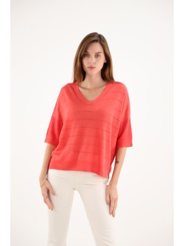 Pull V Estheme manches 3/4...