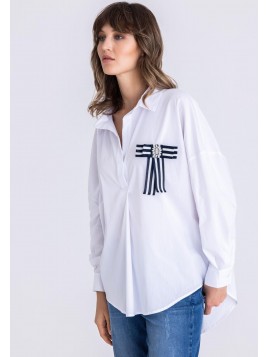 Blouse Tuzzi avec nœud