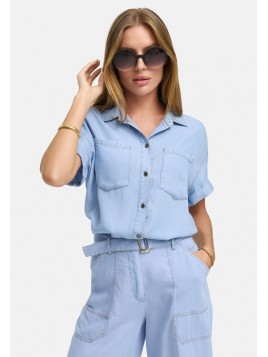Blouse Catnoir en denim...