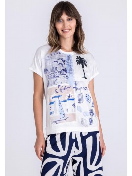 Tee shirt Tuzzi imprimé