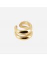 BAGUE–Salazar–ACIER DORE–56 Zag Bijoux