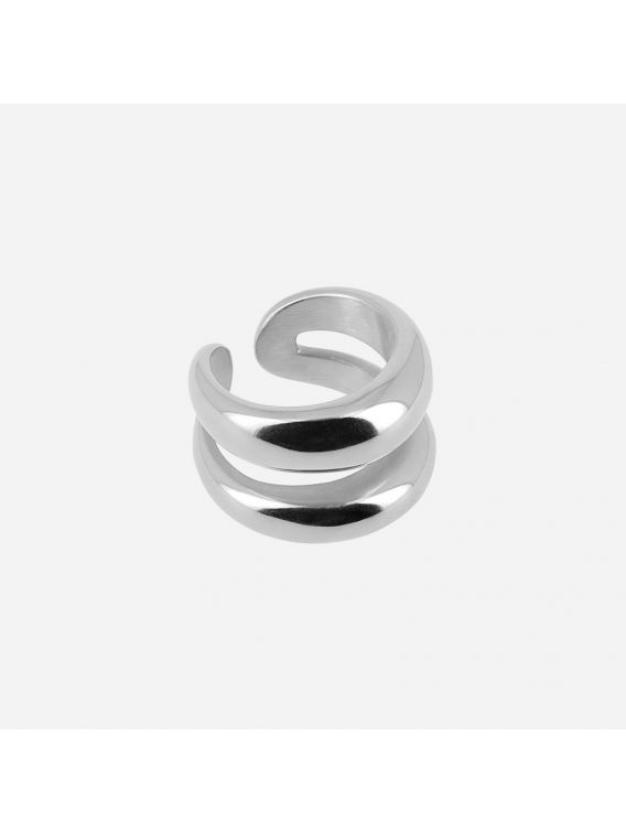 BAGUE–Salazar–ACIER–58 Zag Bijoux