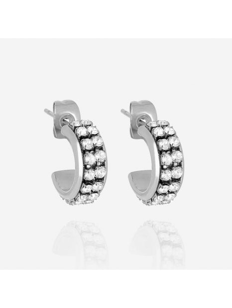 BOUCLE D'OREILLE–Apolline–ACIER Zag Bijoux