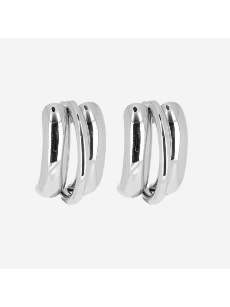 BOUCLE D'OREILLE–Eliom–ACIER Zag Bijoux