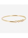BRACELET–Cefalu–ACIER DORE–zirconium Zag Bijoux
