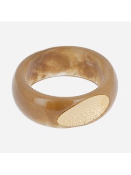 BRACELET–Faro–ACIER DORE–resine Zag Bijoux