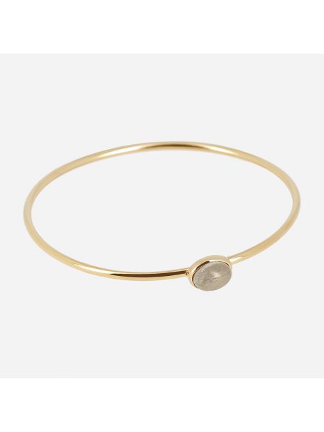 BRACELET–Imero–ACIER DORE–pyrite Zag Bijoux