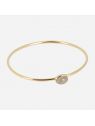 BRACELET–Imero–ACIER DORE–pyrite Zag Bijoux