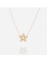 COLLIER–Demo–ACIER DORE–zirconium–38+2+2cm Zag Bijoux