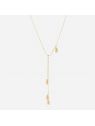 COLLIER–Foggia–ACIER DORE Zag Bijoux