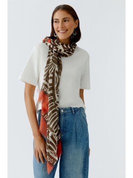 Echarpe OUI imprimé