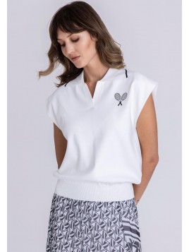 Pull Tuzzi avec broderie...