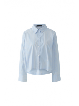 Chemise bleue OUI rayée