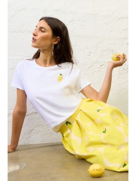 T-Shirt OUI à petit imprimé...