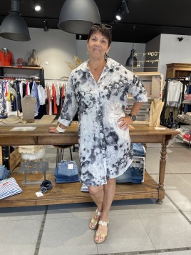 Robe JIJI EMB manches 3/4...