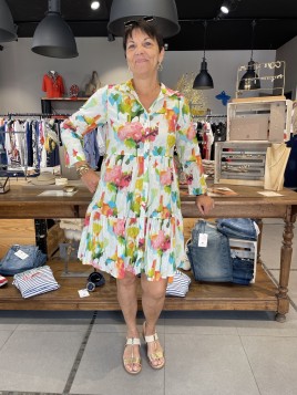 Robe manches 3/4 LILA 6E...
