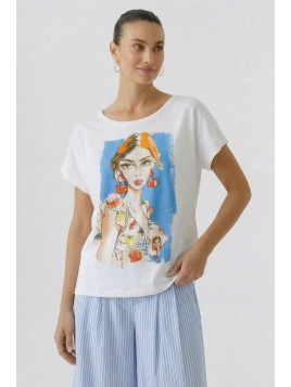 T-shirt OUI avec grand...