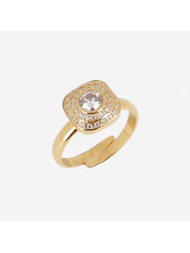 BAGUE ZAG Bijoux–Ermi–ACIER...