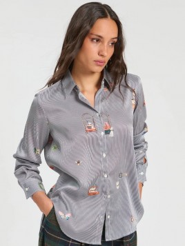 Chemise Gaby à rayures...