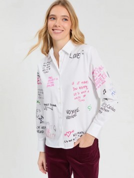 Chemise imprimée Isa Noria...