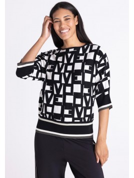 Pull Tuzzi à poignets côtelés